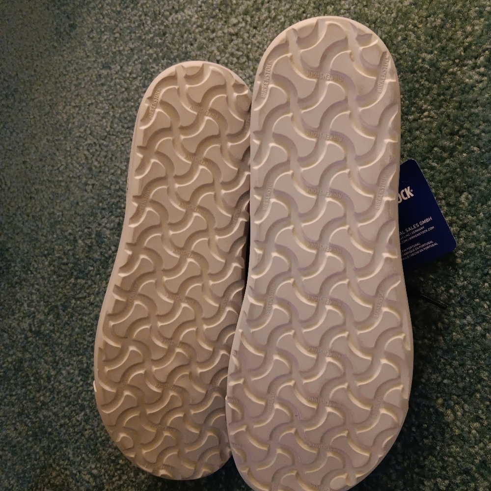New Berkinstock Women's Blue Suede Sneakers - Picture 7 of 8